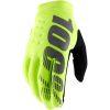 Motokros rokavice BRISKER Fluo Yellow 100%