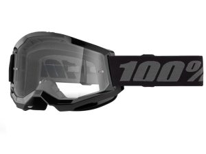 100% Strata 2 Black - Otroška motokros očala