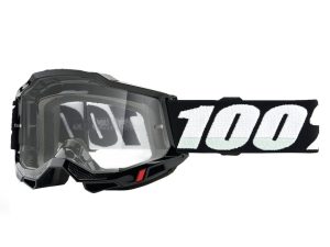 100% Accuri 2 Black – Otroška motokros očala