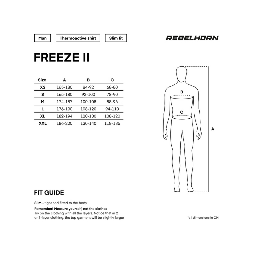 Rebelhorn Freeze II tehnična majica Rebelhorn Freeze II tehnična majica