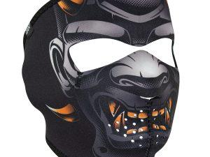 Obrazna maska Full Mask Neoprene Horned Demon