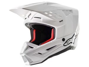 Čelada SM5 Solid White Gloss Alpinestars