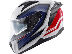 Čelada Kappa KV52 Kronos Bela Modra Rdeča
