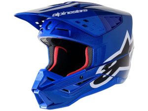 Čelada SM5 Corp Blue Gloss Alpinestars