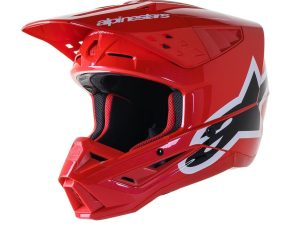 Čelada SM5 Corp Red Gloss Alpinestars