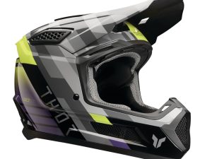 Motokros čelada Fleet Camber Purple Thor