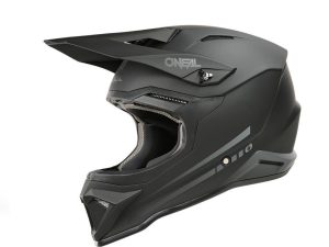 Motokros čelada 1SRS SOLID Black O'Neal