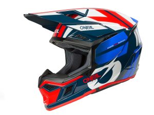 Motokros čelada 3SRS RIDE Blue O'Neal