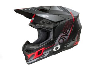 Motokros čelada 3SRS HAZE Black O'Neal