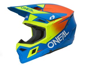 Motokros čelada 3SRS SOLID Blue O'Neal