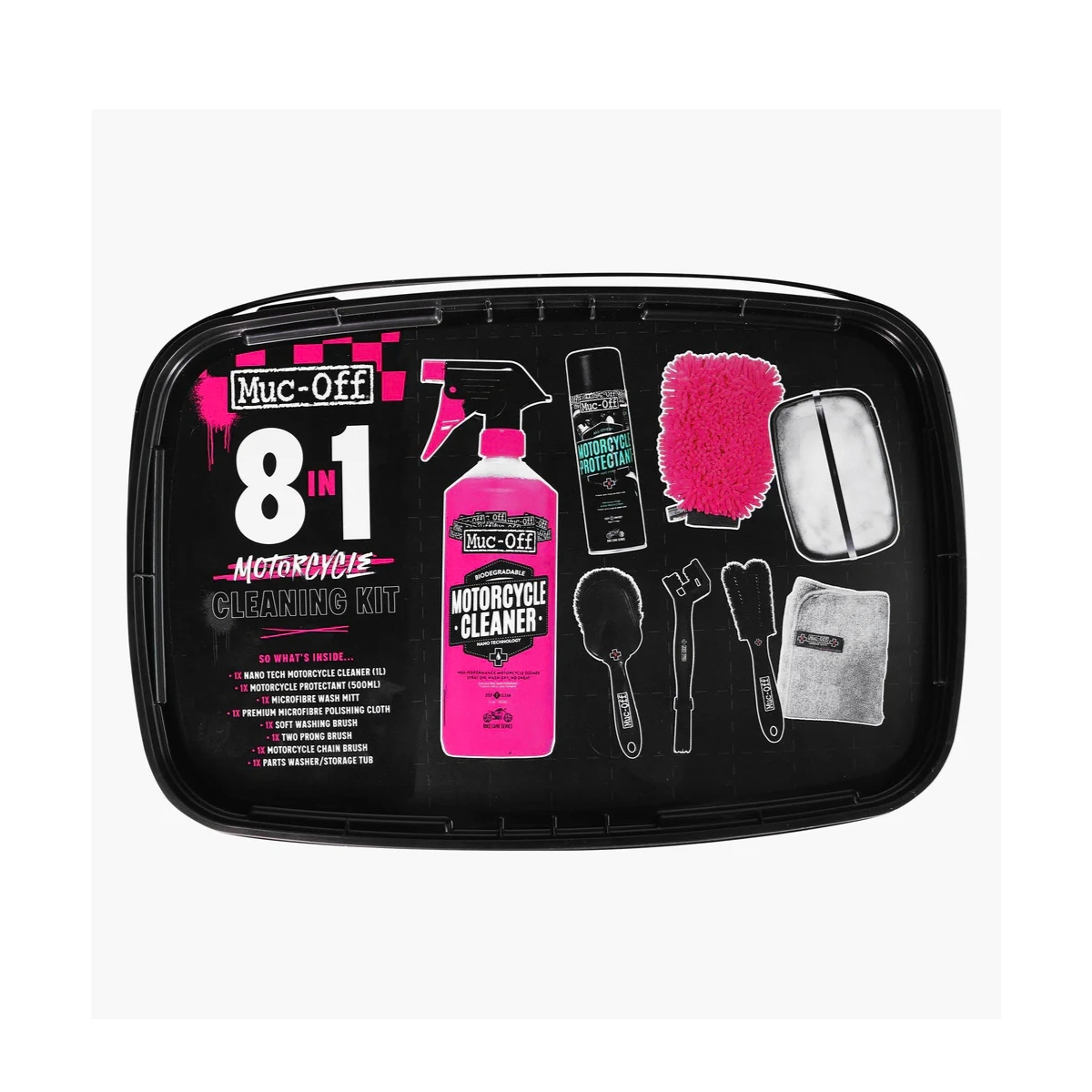 Komplet za čiščenje Motorcycle 8 in 1 Kit Muc-Off